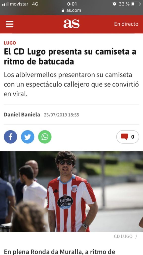 AS se hace eco de la presentación en redes